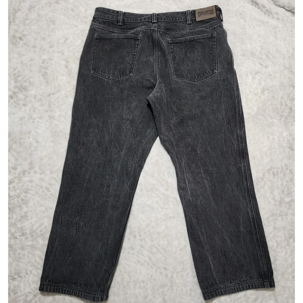 Duluth Trading Company Men's 38x30 Ballroom Relaxed Fit Jeans Straight Leg Denim